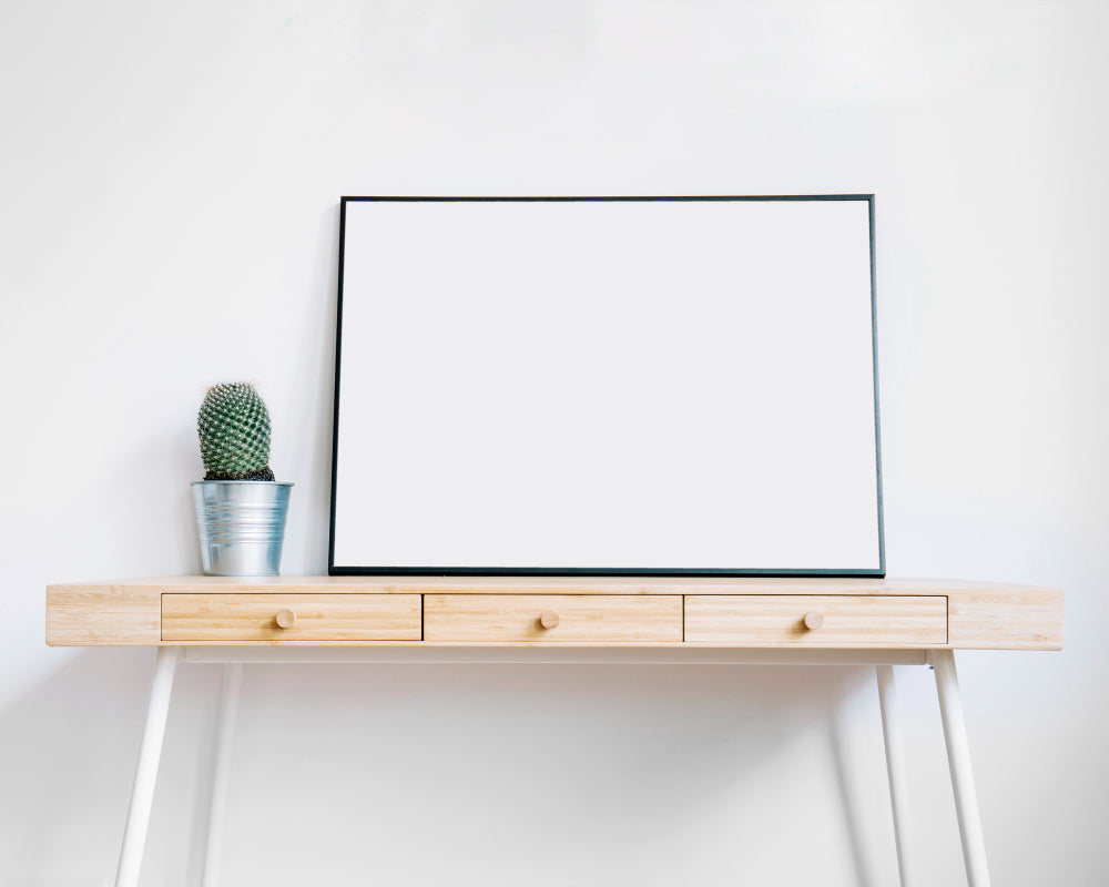 Landschafts-Leinwand – Familie beim Sitzen (Papa) – Personalisiertes Wandbild