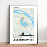 Personalisiertes Routen-Poster – Individuelle Reise- & Streckenkarte
