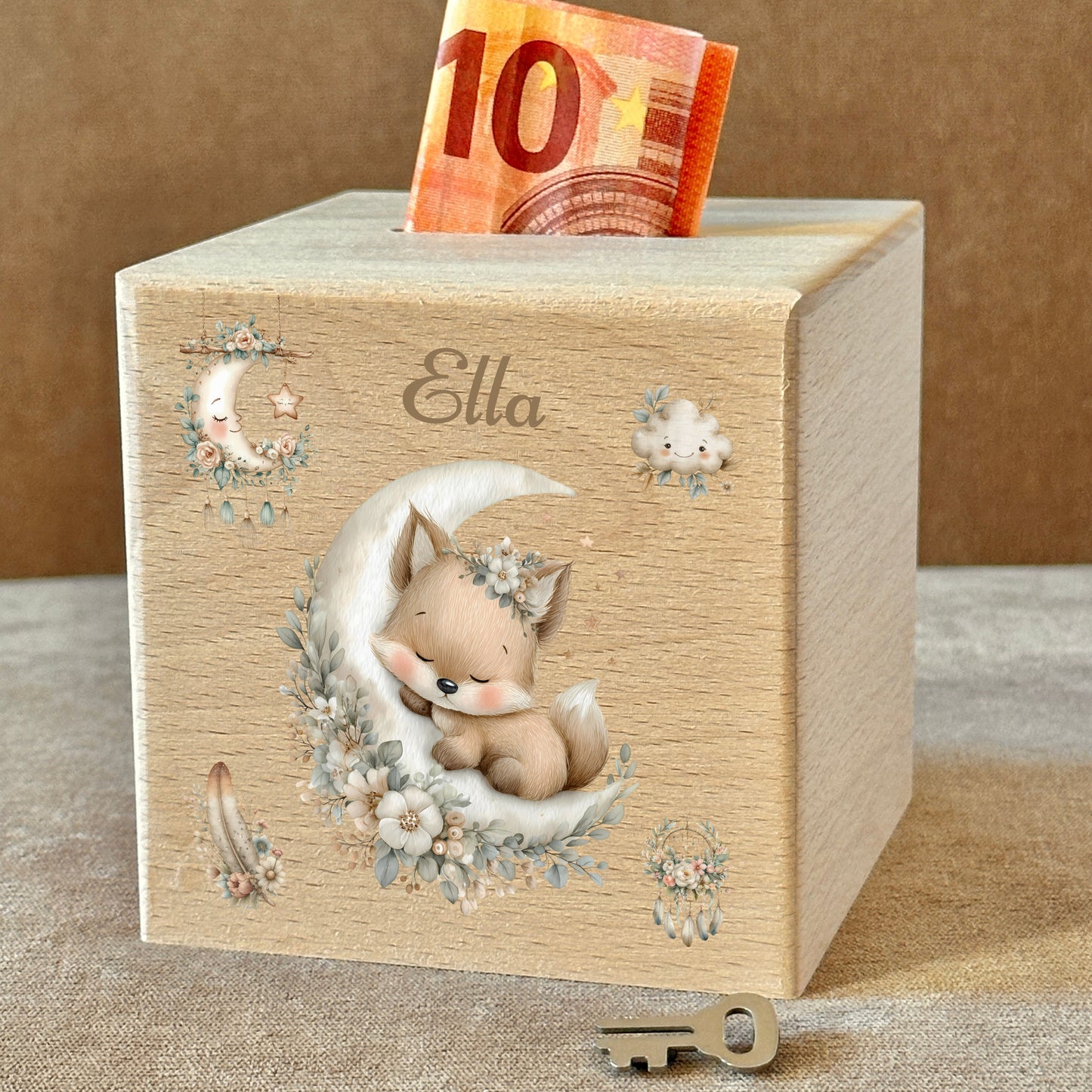 Spardose Holz Bundle 3