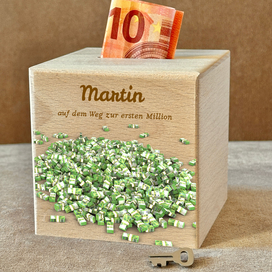 Spardose Holz Bundle 1
