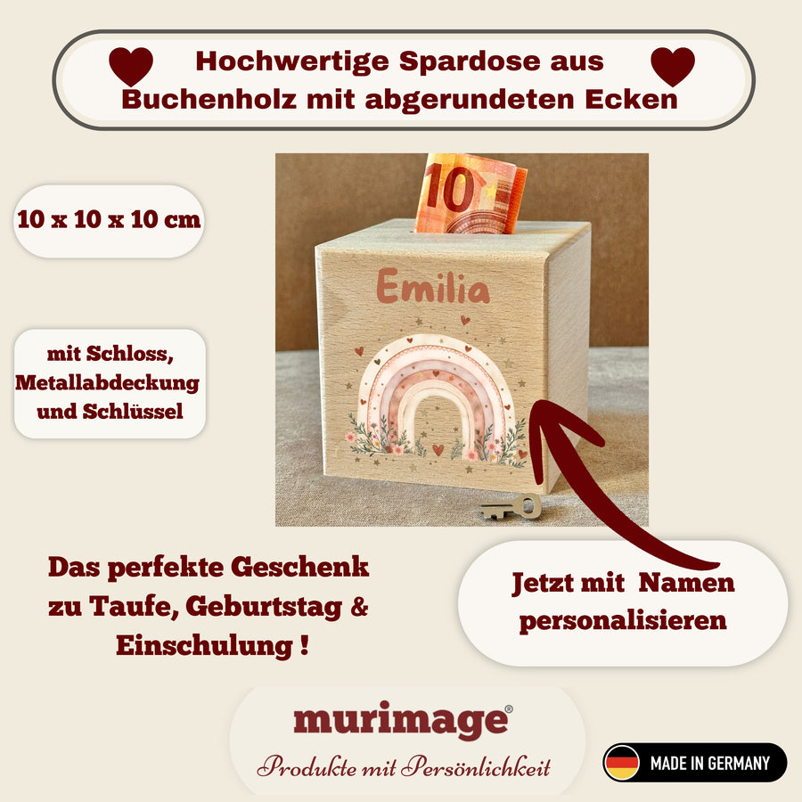 Spardose Holz Bundle 2